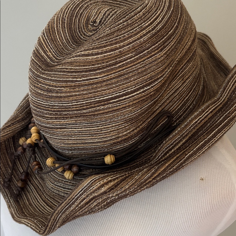 COWGIRL HAT Beaded embellished bendable cowboy hat spf PROTECTED - Picture 12 of 12